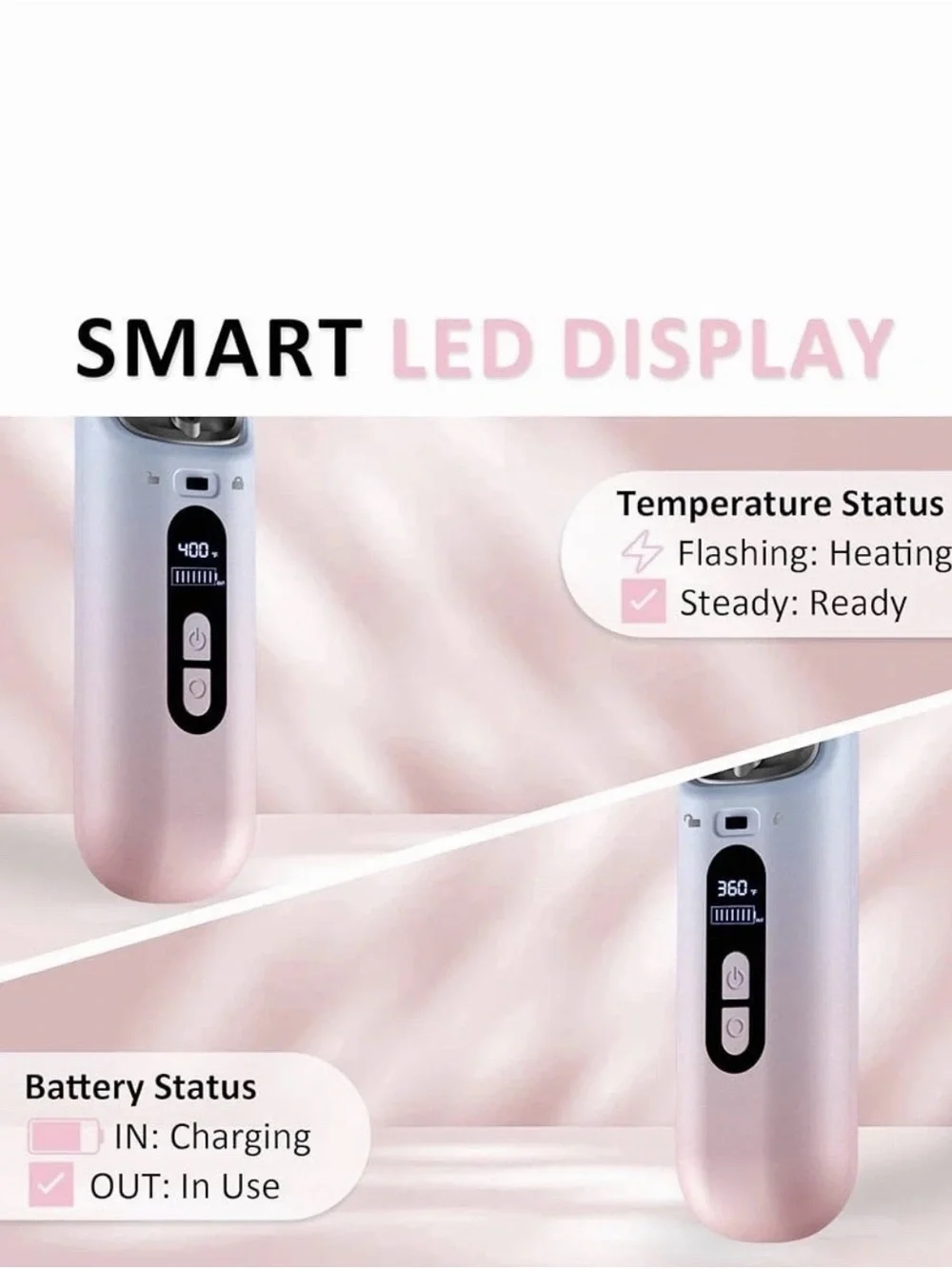 Beautyovo SilkyGo Cordless Hair Straightener Travel